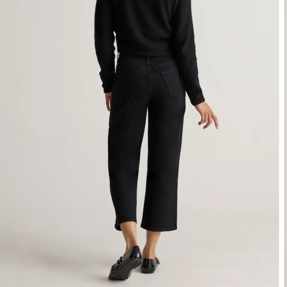 Quince Bella stretch black denim. Size 30 - Picture 3 of 12